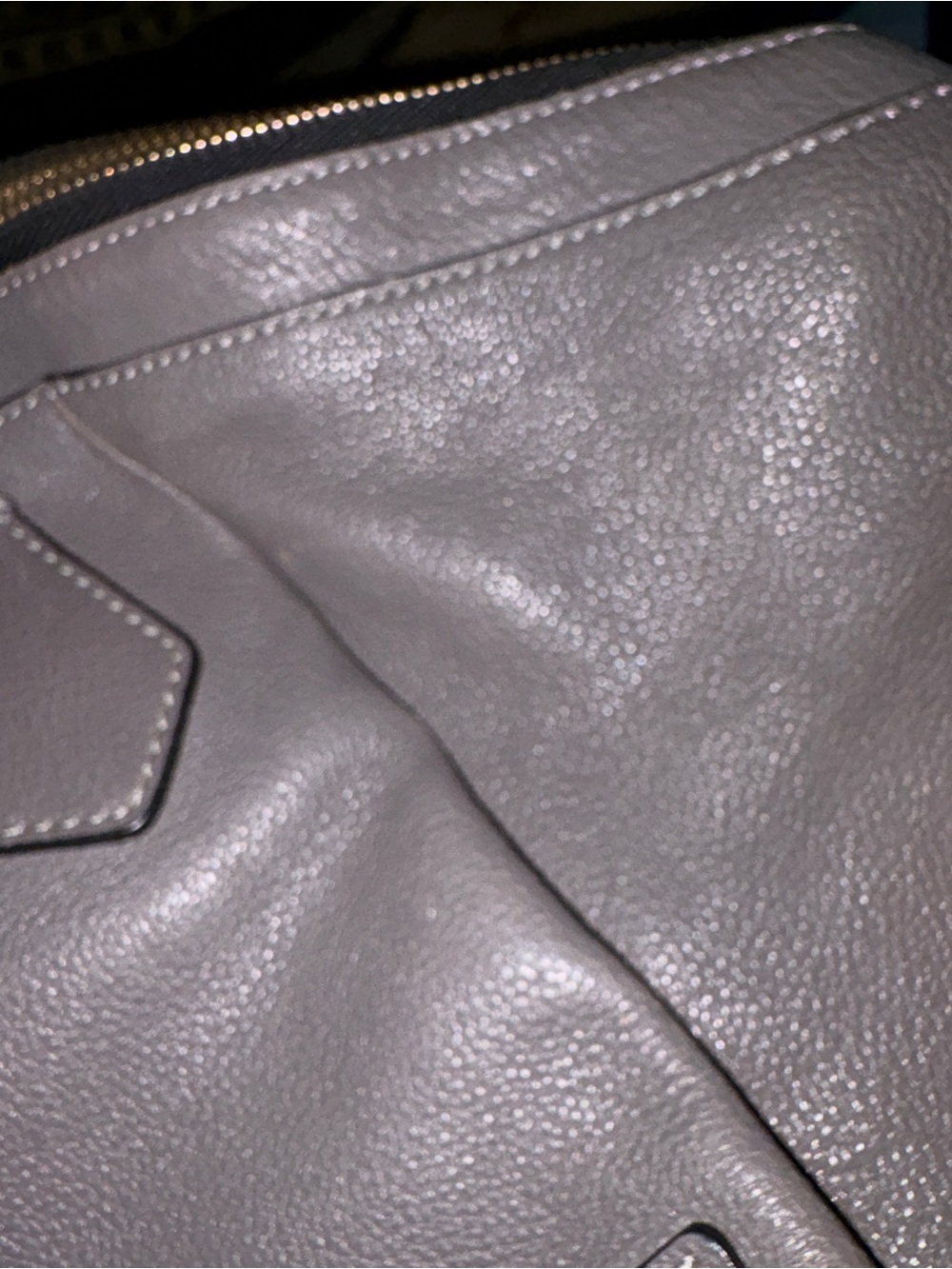 Mcm Gray Women's Top-Handle Satchel Bag with crossbody strap - Picture 7 of 16